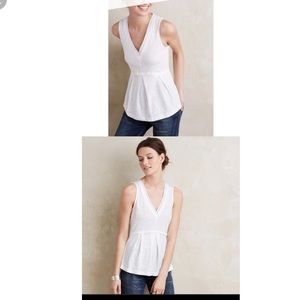 Deletta Amalea peplum top. Lilac.